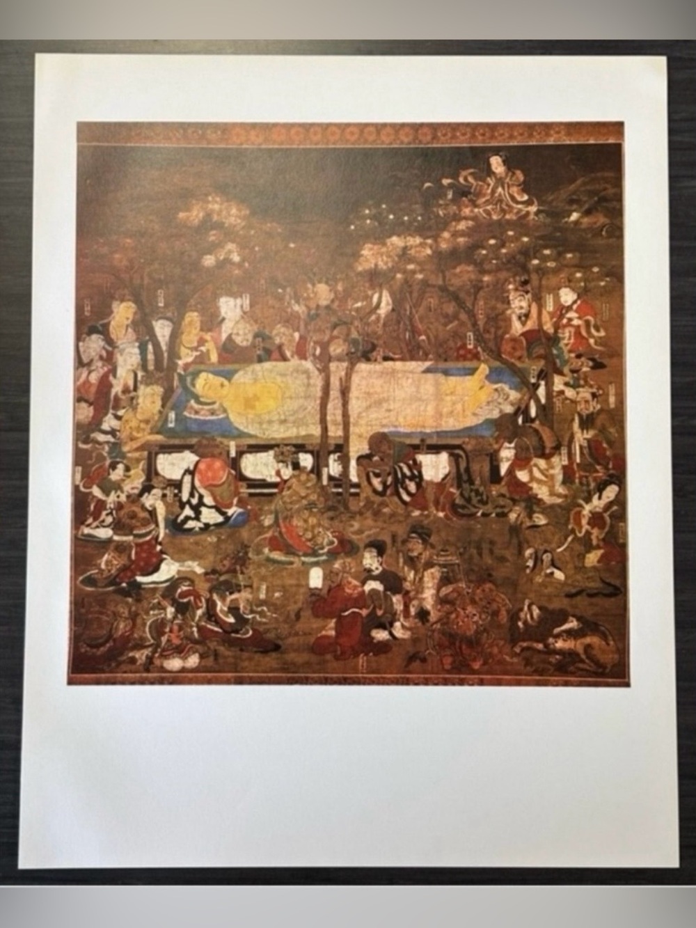 Amida Raigo Buddhism Buddha Original Vintage Fine Art Print Poster Japan 1960’s